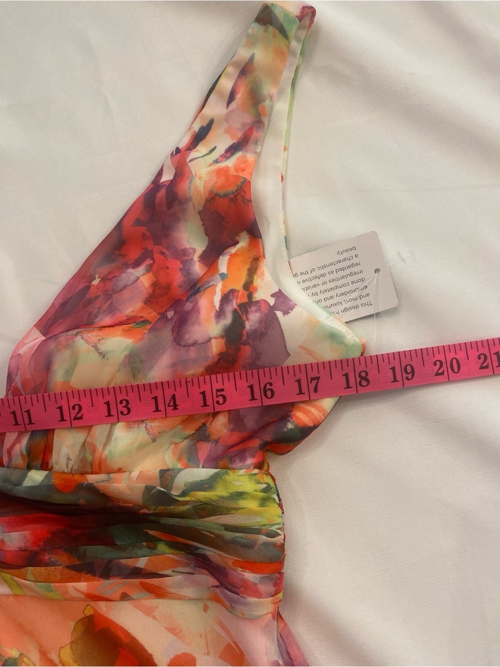 Liv Foster Women’s Printed Chiffon Asymmetrical High Low Sleeveless Dress size 6 - Picture 10 of 14